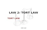 TORT LAW LAW 2: TORT LAW TORT LAW. INTRODUCTION TORT LAW INTRODUCTION Tort law is a type of civil law. Under TORT LAW, individuals have a duty to act.