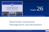 ©2014 OnCourse Learning. All Rights Reserved. CHAPTER 26 Chapter 26 Real Estate Investment Management and Derivatives SLIDE 1.