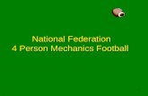 1 National Federation 4 Person Mechanics Football.