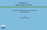 Chapter 3: Operating Systems Computer Science: An Overview Tenth Edition by Kai-Lung Hua.