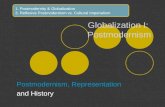 Globalization I: Postmodernism Postmodernism, Representation and History 1. Postmodernity & Globalization 3. Reflexive Postmodernism vs. Cultural Imperialism.