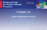 Chapter 10 Data Interpretation Issues. Learning Objectives Distinguish between random and systematic errors Describe sources of bias Define the term confounding.
