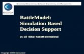 K nowledge E ngineering, S oftware E ngineering, and M anagement ©Copyright KESEM International BattleModel: Simulation Based Decision Support Dr. Gil.