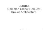 Netprog: CORBA Intro1 CORBA Common Object Request Broker Architecture.