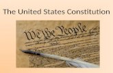 The United States Constitution. The 13 Colonies The Preface to the US Constitution's Creation.