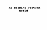 The Booming Postwar World. Before and During the Truman Years GI Bill of Rights – a law passed by Congress before Truman was President and before the.