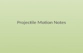 Projectile Motion Notes. Vertical Projectile Motion