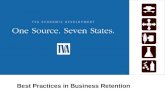 Best Practices in Business Retention. Economic Development Best Practices in Business Retention TVA Perspective Business Case for Retention Award Winning.