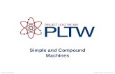 Simple and Compound Machines © 2011 Project Lead The Way, Inc.Science of Technology.