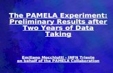 The PAMELA Experiment: Preliminary Results after Two Years of Data Taking Emiliano Mocchiutti - INFN Trieste on behalf of the PAMELA Collaboration.