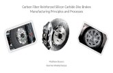 Carbon Fiber Reinforced Silicon Carbide Disc Brakes Manufacturing Principles and Processes Matthew Stevens Kanchan Bhattacharyya.