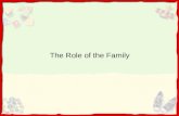 The Role of the Family. What is a family?  Nuclear family  Extended family  Functions of family  Sustenance  Developmental  advocacy.