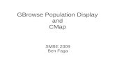GBrowse Population Display and CMap SMBE 2009 Ben Faga.