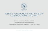 SUOMEN PANKKI | FINLANDS BANK | BANK OF FINLAND RESERVE REQUIREMENTS AND THE BANK LENDING CHANNEL IN CHINA Zuzana Fungáčová (Bank of Finland) Riikka Nuutilainen.