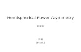 Hemispherical Power Asymmetry 郭宗宽 昆明 2013.11.2. anomalies in CMB map the quadrupole-octopole alignment power deficit at low- l hemispherical asymmetry.
