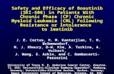 Safety and Efficacy of Bosutinib (SKI-606) in Patients With Chronic Phase (CP) Chronic Myeloid Leukemia (CML) Following Resistance or Intolerance to Imatinib.