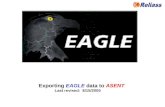 Exporting EAGLE data to ASENT Last revised: 8/15/2005.