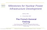 CEA International Affairs Division Milestones for Nuclear power Infrastructure development, Vienna 5 – 9 November 1 Milestones for Nuclear Power Infrastructure.