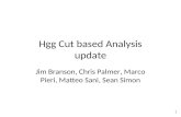 1 Hgg Cut based Analysis update Jim Branson, Chris Palmer, Marco Pieri, Matteo Sani, Sean Simon.