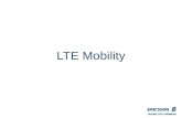 LTE Mobility. Top right corner for field-mark, customer or partner logotypes. See Best practice for example. Slide title 40 pt Slide subtitle 24 pt Text.