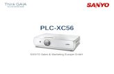 PLC-XC56 SANYO Sales & Marketing Europe GmbH. Copyright© SANYO Electric Co., Ltd. All Rights Reserved 2007 2 Technical Specifications Model: PLC-XC56.