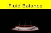 Fluid Balance Sources of water: - Liquids - Foods - Metabolism byproduct.