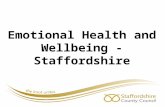 Emotional Health and Wellbeing - Staffordshire. What is the picture within Staffordshire? North Staffordshire CCG East Staffordshire CCG South East Staffs.