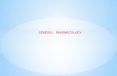 GENERAL PHARMACOLOGY. * Pharmacology - the science of the interaction of chemical compounds from living organisms. In general pharmacology studies drugs.
