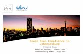 Green Drop Compliance in Johannesburg Etienne Hugo General Manager: Operations Johannesburg Water (Pty) Ltd.