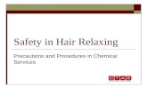 Safety in Hair Relaxing Precautions and Procedures in Chemical Services.