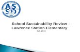 School Sustainability Review – Lawrence Station Elementary Oct. 2015.