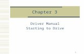 1 Chapter 3 Driver Manual Starting to Drive 2 Seat Belt Law  Applies to all passenger vehicles including vans, pickup trucks and SUV's, that are required.