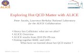 Exploring Hot QCD Matter with ALICE PHENO11, Madison WIHot QCD Matter in ALICE1 Heavy Ion Collisions: what are we after? ALICE Overview ALICE results from.