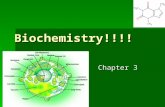 Biochemistry!!!! Chapter 3. Organic Chem.  Review –  What element is in most organic compounds?  CARBON  How many valence electrons does carbon have?