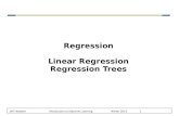 Jeff Howbert Introduction to Machine Learning Winter 2014 1 Regression Linear Regression Regression Trees.