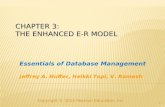CHAPTER 3: THE ENHANCED E-R MODEL Copyright © 2014 Pearson Education, Inc. 1 Essentials of Database Management Jeffrey A. Hoffer, Heikki Topi, V. Ramesh.