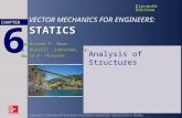 STATICS VECTOR MECHANICS FOR ENGINEERS: STATICS Eleventh Edition Ferdinand P. Beer E. Russell Johnston, Jr. David F. Mazurek CHAPTER Copyright © McGraw-Hill.