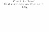 Constitutional Restrictions on Choice of Law. Home Ins. Co. v Dick (US 1930)