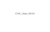 CVX_class 2014. Cvx tool setup Search for CVX tool (  ) Dezip to your assigned directory Key cvx_setup in the.