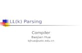 LL(k) Parsing Compiler Baojian Hua bjhua@ustc.edu.cn.