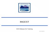 INGEST ECS Release 5A Training 625-CD-508-001. 2 Overview of Lesson Introduction Ingest Topics –Ingest Concepts –Launching the ECS Ingest and Storage.