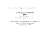 Environmental and Exploration Geophysics II tom.h. wilson tom.wilson@mail.wvu.edu Department of Geology and Geography West Virginia University Morgantown,