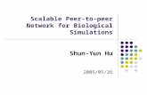 Scalable Peer-to-peer Network for Biological Simulations Shun-Yun Hu 2005/05/26.
