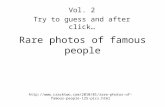 Rare photos of famous people  125-pics.html Vol. 2 Try to guess and after click…