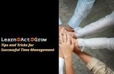 Tips and Tricks for Successful Time Management Learn  Act  Grow.