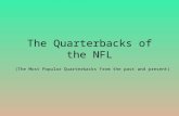 The Quarterbacks of the NFL (The Most Popular Quarterbacks from the past and present)