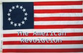 The American Revolution. Reasons for Revolution  British attempts to limit western settlement.  Taxation without representation  The Quebec Act.