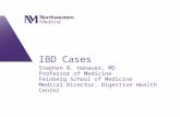 IBD Cases Stephen B. Hanauer, MD Professor of Medicine Feinberg School of Medicine Medical Director, Digestive Health Center.