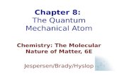 Chapter 8: The Quantum Mechanical Atom Chemistry: The Molecular Nature of Matter, 6E Jespersen/Brady/Hyslop.