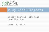Energy Council- CEC Plug Load Meeting June 18, 2015 Plug Load Projects.